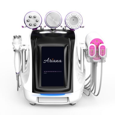 6 in 1 Ultrasonic 40K Cavitation 2.5 Lipo Laser with Radio Frequency RF Face & Body Fat Removal Slimming Machine